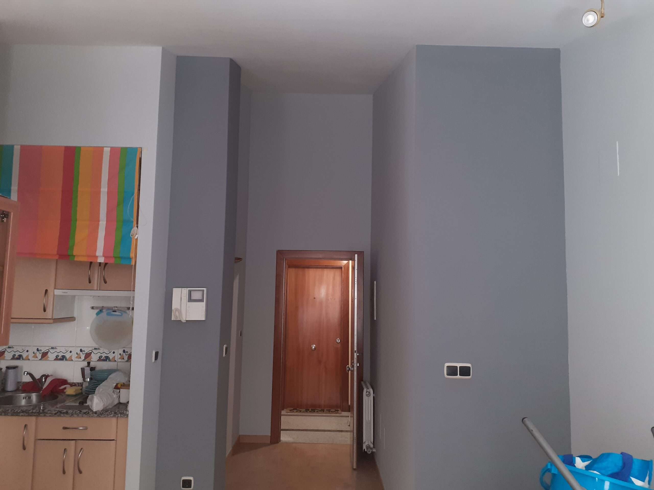 Pintando paredes altas